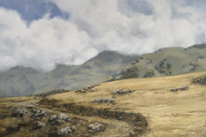 Melton Mowbray Tasmania limited edition fine art print by Australian landscape artist Annie Hawkins